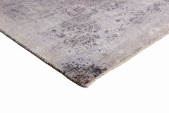 294x294 cm Indian Wool/Viscose Multicolor Rug-840395 - Rugmaster
