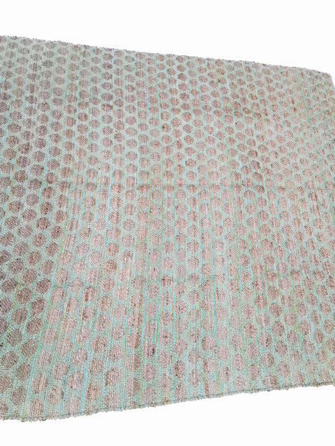 300 x 240 cm Green & Beige Large Rug - Rugoutlet