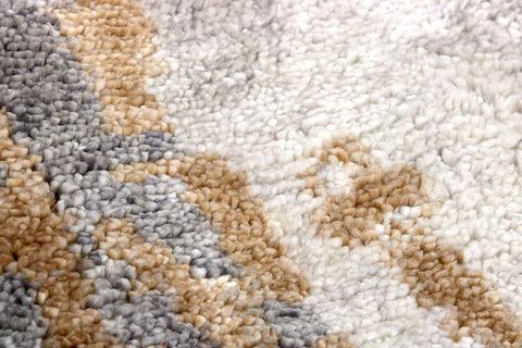 300x250 cm Indian Viscose Beige Rug-No. 3, Mix - Rugoutlet