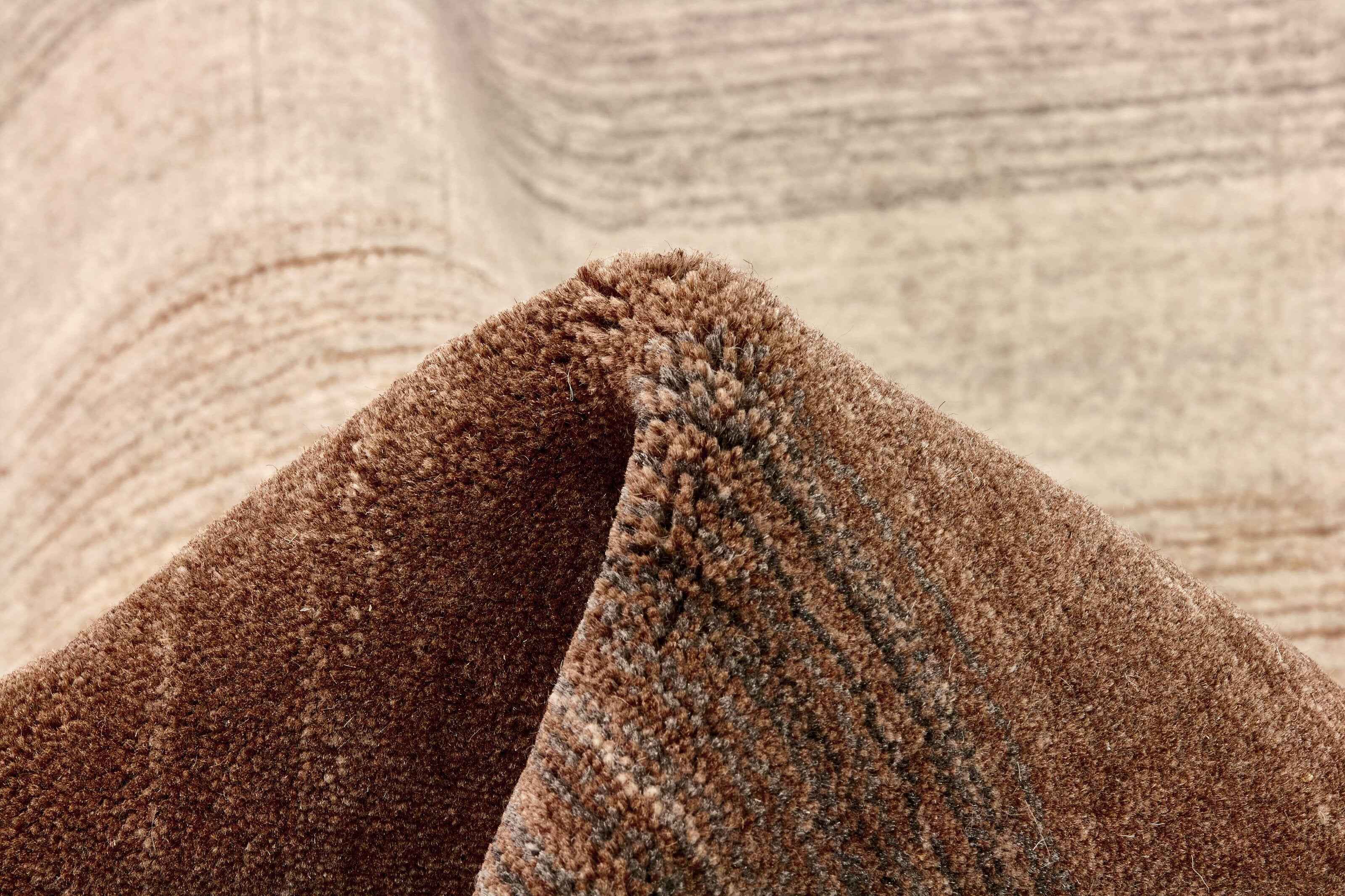 300 x 300 cm Indian Wool Beige Rug-6029, Grey Blue - Rugmaster