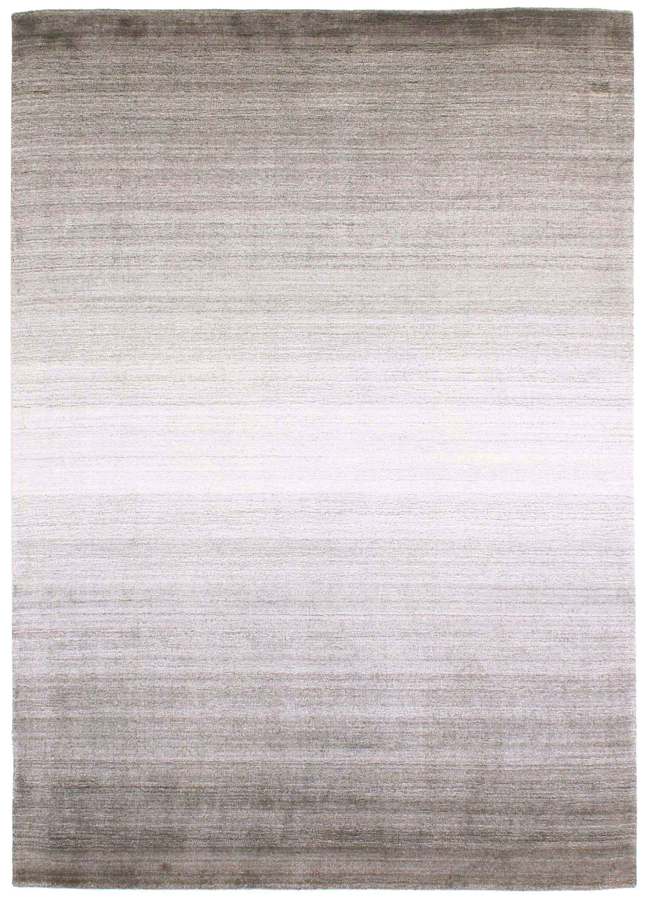 300x250 cm  Indian Wool/Viscose Brown Rug-Porpra, Purple