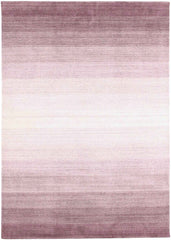 300x200 cm  Indian Wool/Viscose Purple Rug-Porpra, Purple