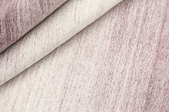 300x80 cm Indian Wool/Viscose Purple Rug-Porpra, Purple - Rugmaster