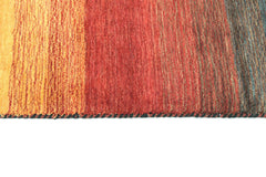300x300 cm Indian Wool Multicolor Rug-6029, Natural Grey - Rugmaster