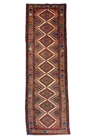 303 x 74 cm KARAJEH Red Rug - Rugoutlet