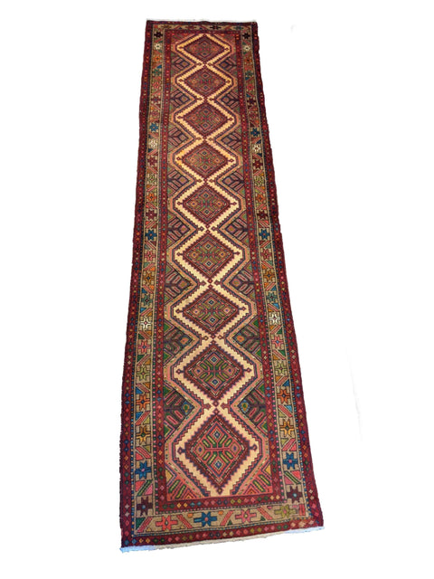 303 x 74 cm KARAJEH Red Rug - Rugoutlet