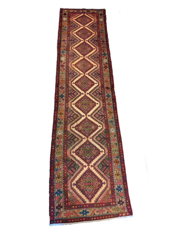 303 x 74 cm KARAJEH Red Rug - Rugoutlet