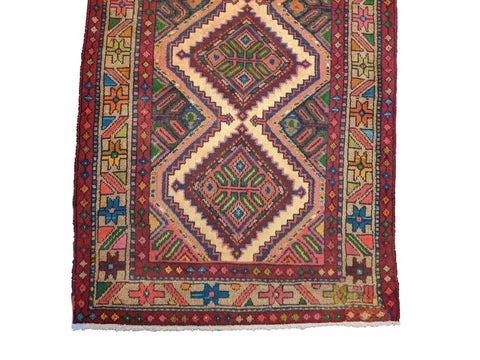 303 x 74 cm KARAJEH Red Rug - Rugoutlet