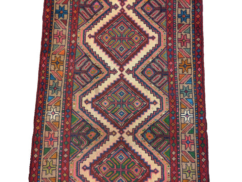 303 x 74 cm KARAJEH Red Rug - Rugoutlet