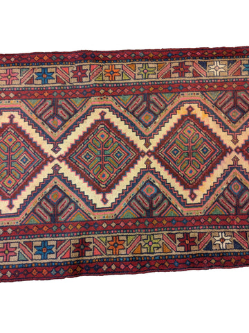 303 x 74 cm KARAJEH Red Rug - Rugoutlet