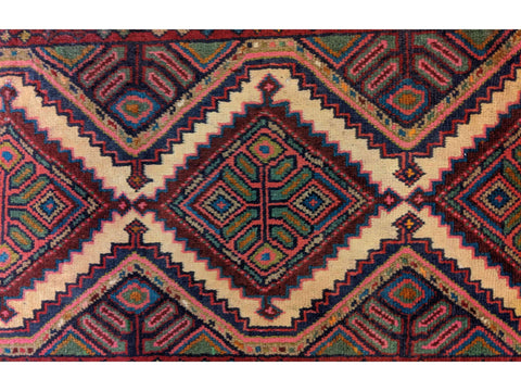 303 x 74 cm KARAJEH Red Rug - Rugoutlet