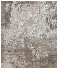 307x247 cm wool/Viscose Beige Rug-840214 - Rugoutlet