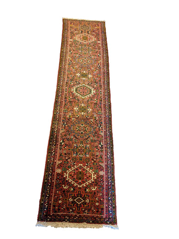 322 x 75 cm Karajeh Red Rug - Rugoutlet