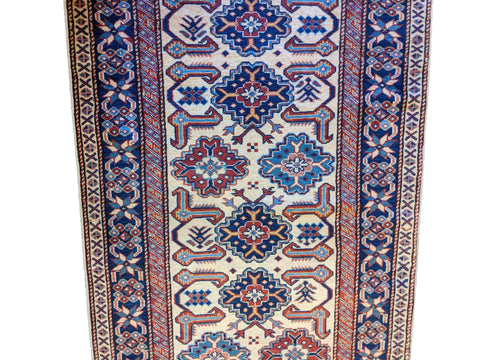 334 x 84 cm Kazak Yellow Rug - Rugoutlet