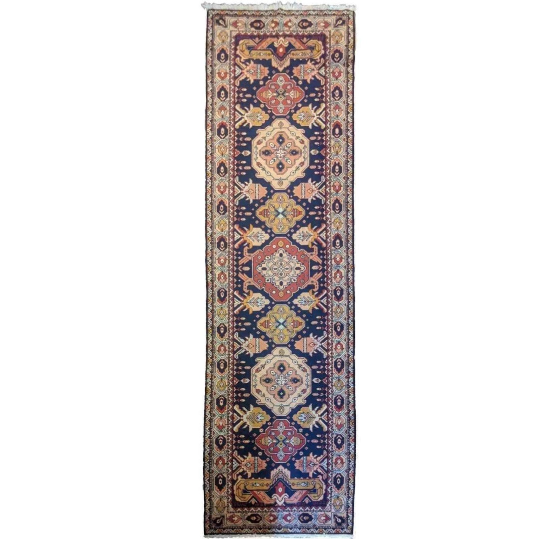 34 x 095 cm Kazak Blue Rug - Rugmaster