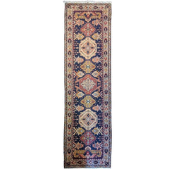 34 x 095 cm Kazak Blue Rug - Rugmaster