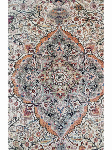 345 x 226 cm Anatolian Distressed Yellow Large Rug - Rugoutlet