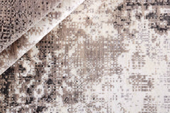 348x348 cm Indian Wool/Viscose Multicolor Rug-840232 - Rugmaster