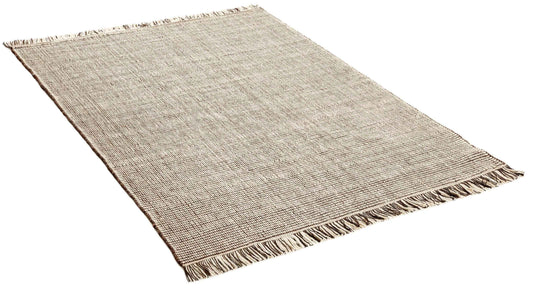 350x250 cm  Indian Wool Multicolor Rug-5971A, Brown White