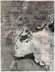355x245 cm  Indian Wool/Viscose Beige Rug-840232