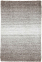 400x300 cm  Indian Wool/Viscose Brown Rug-Gris, Grey
