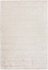 90x60 cm Indian Viscose Beige Rug-Robusto, Steel - Rugoutlet