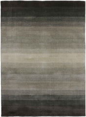 90x60 cm wool Beige Rug-6029, Natural Grey - Rugoutlet