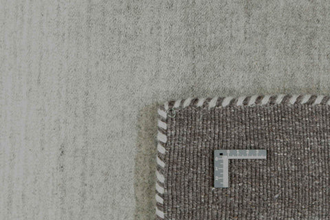 Wool Grey & Beige Colour Hand-knotted Rug – Design 2