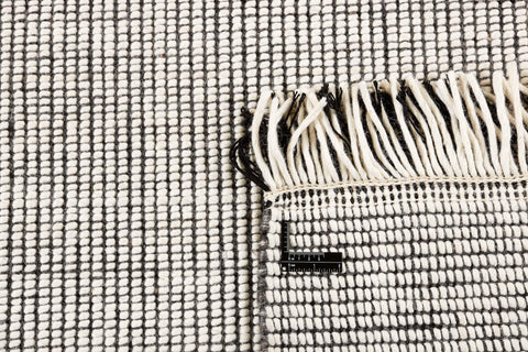 90x60 cm wool multicolour Rug-5971A, Steel Grey White - Rugoutlet
