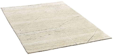 90x60 cm wool multicolour Rug-Fields, Natural - Rugoutlet
