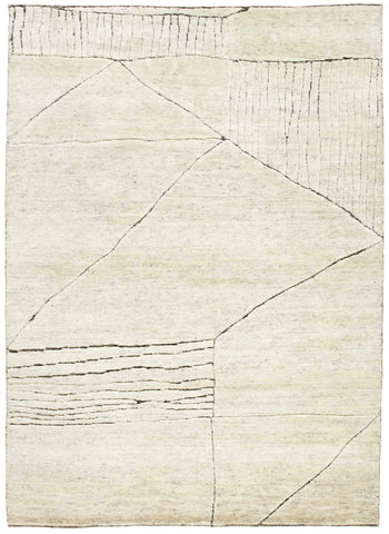 90x60 cm wool multicolour Rug-Fields, Natural - Rugoutlet