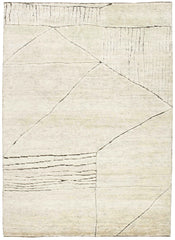 90x60 cm wool multicolour Rug-Fields, Natural - Rugoutlet