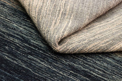 90x90 cm Indian Wool Multicolor Rug-HLD181012 opt2, Grey Blue - Rugmaster