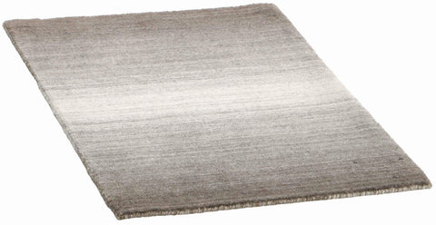 Wool / Viscose Brown & White Colour Hand-knotted Rug – Design 2