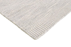 90x90 cm n Wool Multicolor Rug-J-96-04, Silver - Rugmaster