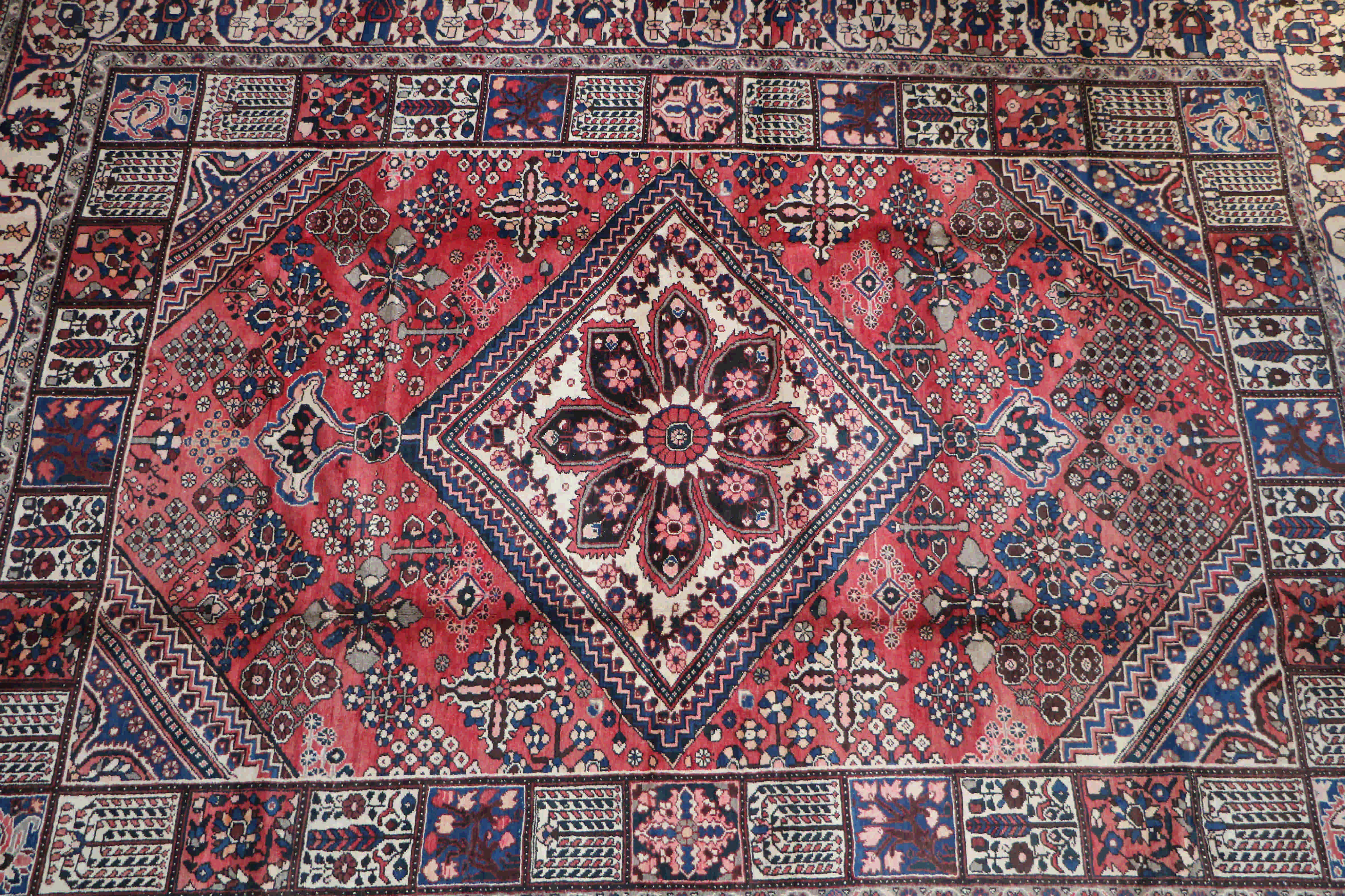 Beautiful old bakhtiar rug