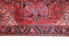 Original Persian Tabriz blue and red
