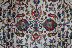 Old Persian Tabriz Wool Rug 350 x 270 cm (11.48 x 8.86 ft)