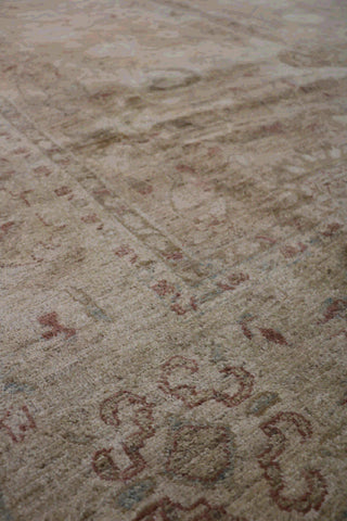 An earthy brown wool rug 