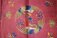 Old Chinese Wool Rug 360 x 270 cm (11.81 x 8.86 ft)