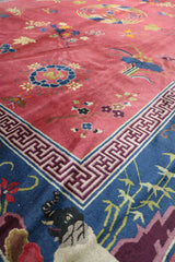 Old Chinese Wool Rug 360 x 270 cm (11.81 x 8.86 ft)