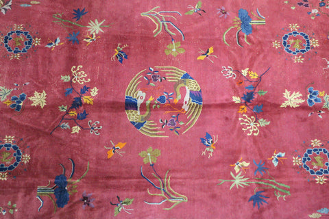 An Old Chinese wool rug 