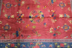 Old Chinese Wool Rug 360 x 270 cm (11.81 x 8.86 ft)