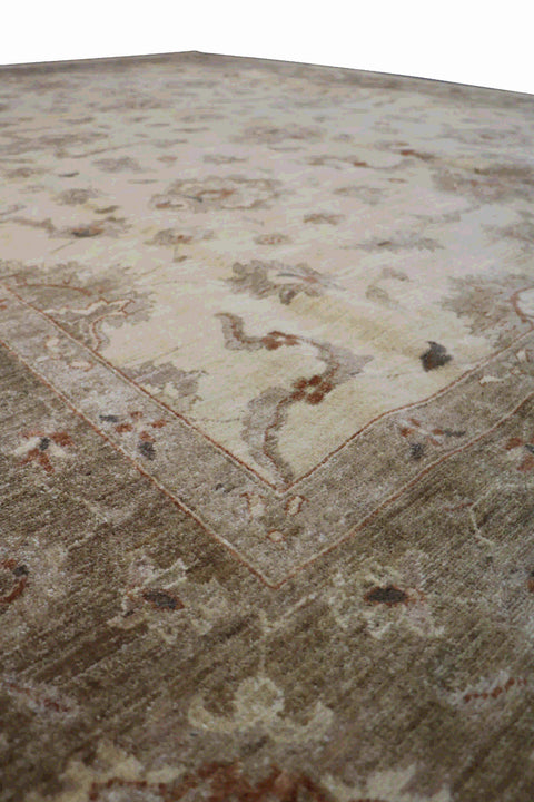 A rectangular Ziegler wool rug