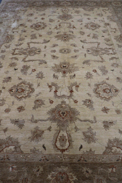 A rectangular Ziegler wool rug