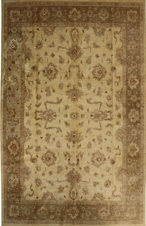 A rectangular Ziegler wool rug