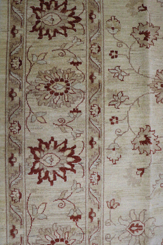 A rectangular wool rug