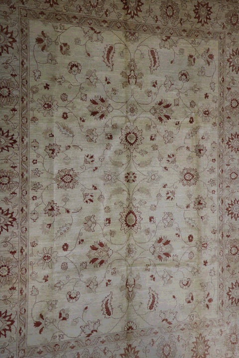A rectangular wool rug