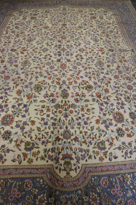 An Old Persian Kerman wool rug 
