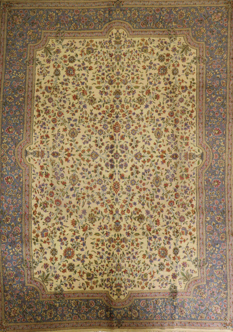 An Old Persian Kerman wool rug 